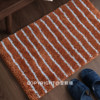 Maillard Striped Bathroom Absorbent Floor Mat Home Bathroom Door Special Anti-Slip Foot Mat Toilet Plush Carpet