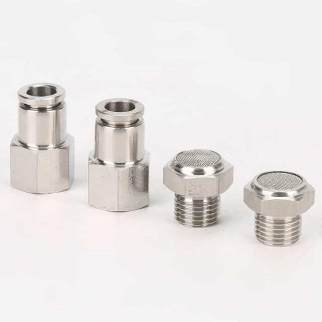 Jinhan pneumatic stainless steel quick plug wire straight through
