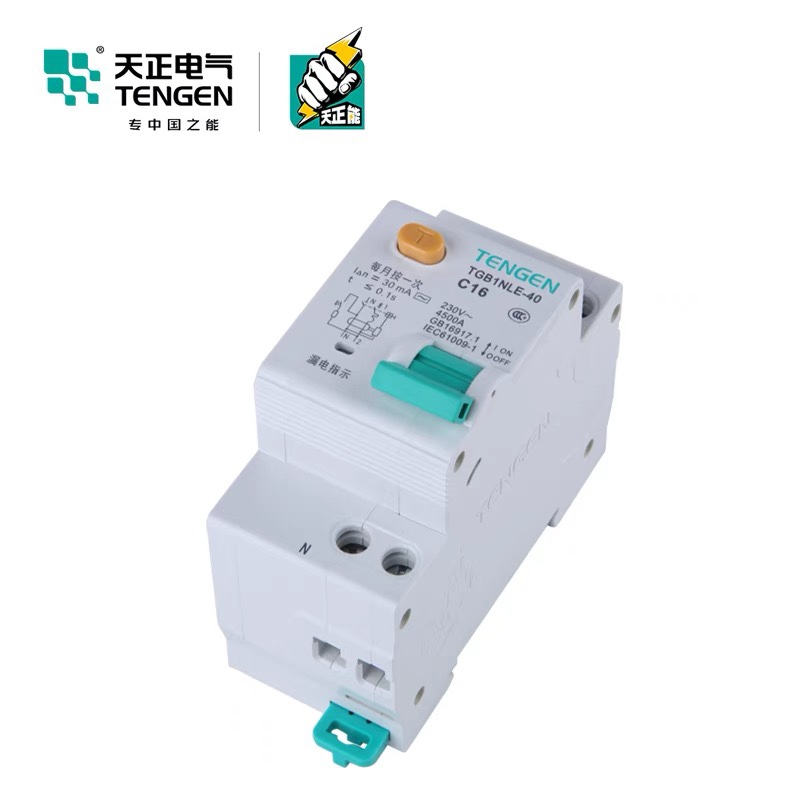 天正漏电保护器家用220V漏保触电保护器 TGB1NLE-40 DZ267LE DPN - 图2