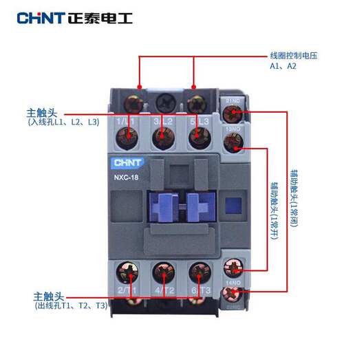 正泰交流接触器CJX2 NXC-09A 12A 18 25 32 40 65  95A 120A 220V - 图1