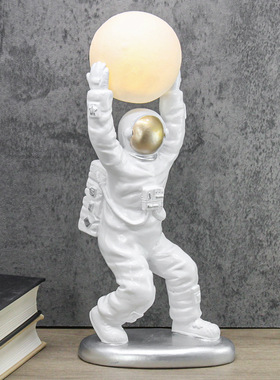 卧室太空人炫彩月球灯航天员宇航
