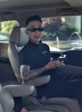 歌手gai同款墨镜长方形