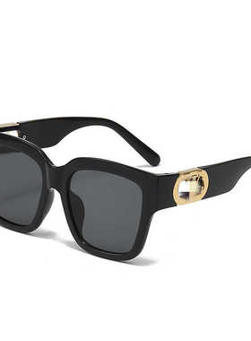 明星凹造型走秀墨镜防紫外线时尚