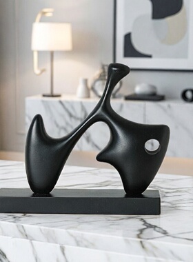 树脂雕塑竖琴摆件家居软装饰品