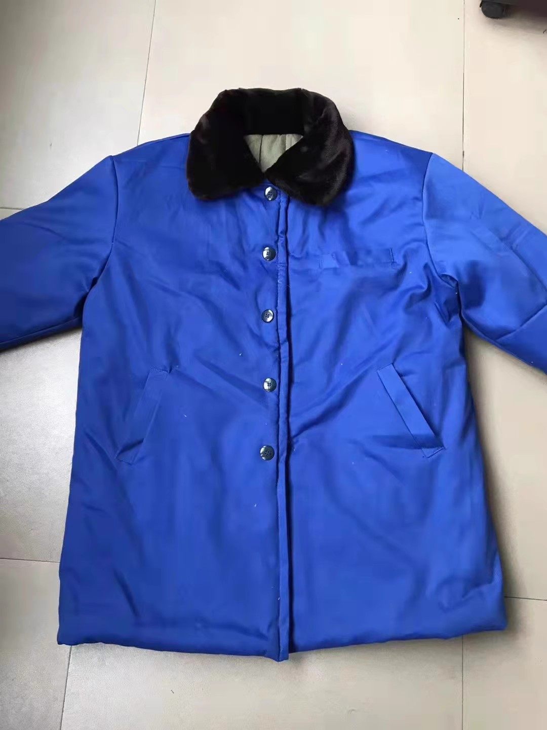 全新87海士棉大衣海蓝色棉花军迷大衣冬季短款加厚防寒棉衣服,淘宝优惠券,粉丝福利购,淘宝优惠卷