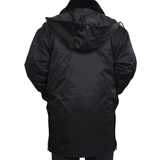 Настоящее защитное пальто, зимняя униформа, утолщенная куртка на хлопковом подкладке, зимнее пальто средней длины, многофункциональная непромокаемая рабочая куртка на хлопковом подкладке для мужчин