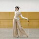 Modern dance practice clothes, dance pants, loose and elegant, straight wide-leg pants, trousers, Chinese classical dance practice pants for performance
