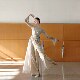 Classical dance costumes, elegant loose skirts, wide-leg pants, women's Chinese dance costumes, dance pants, Han and Tang dances