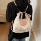 Casual simple commuting texture versatile backpack