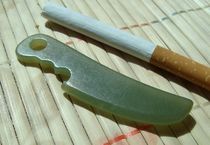 (with special features) (100 hitch) (pendant to play with all) (pure natural) Qinghai Qingyu-jade knife