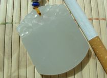 (and Tanyu Qinghai stock) (Oil Runway) (Wild Bull Ditch Old Stock-Light Sugar White Jade) - Ping An Card -53 #