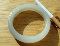 (Cost Price Promotion) Qinghai jade (white jade light purple material-jade material warm and fine) --- bracelet-11 #