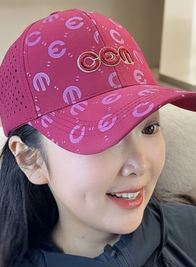 【CEM品牌】夏季网眼透气大帽檐速干户外防晒印花棒球帽百搭帽子