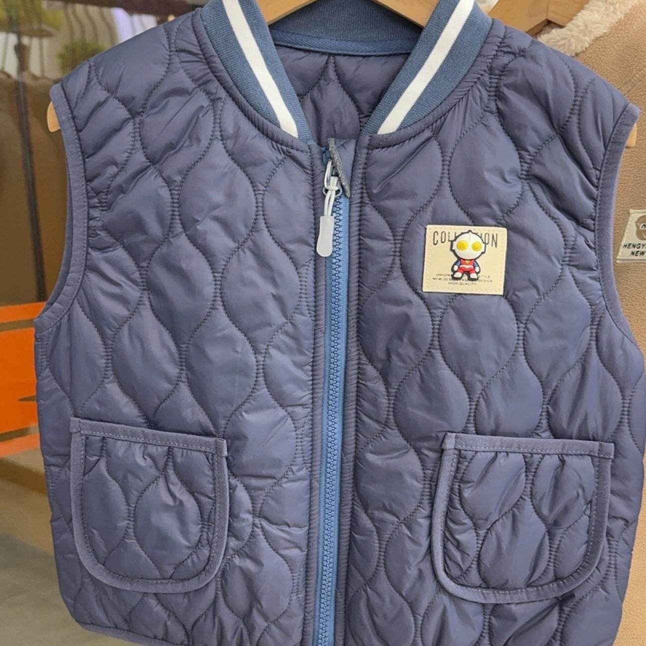 儿童马甲秋冬款男童保暖丝棉背心幼儿园宝宝柔软打底轻薄夹棉坎肩,淘宝优惠券,粉丝福利购,淘宝优惠卷