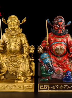 黄铜魁星点斗钟馗神像