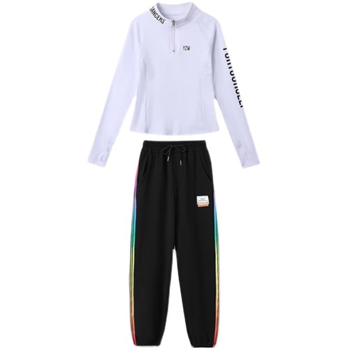 2025杨丽萍广场舞运动服装新款套装秋冬长袖上衣健身加绒跳舞衣女 - 图3