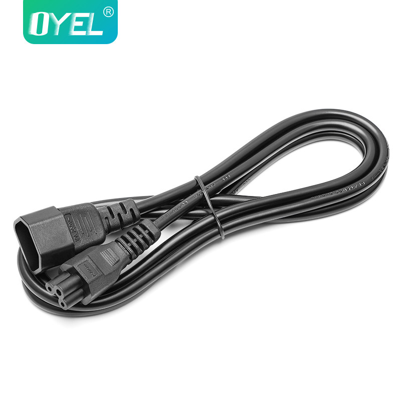 C14转c5梅花尾线品字型转米老鼠三圆孔服务器pdu电源线纯铜1 8米 虎窝淘