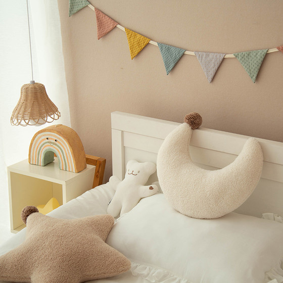 Creative star and moon pillow sofa bedside bay window cushion
