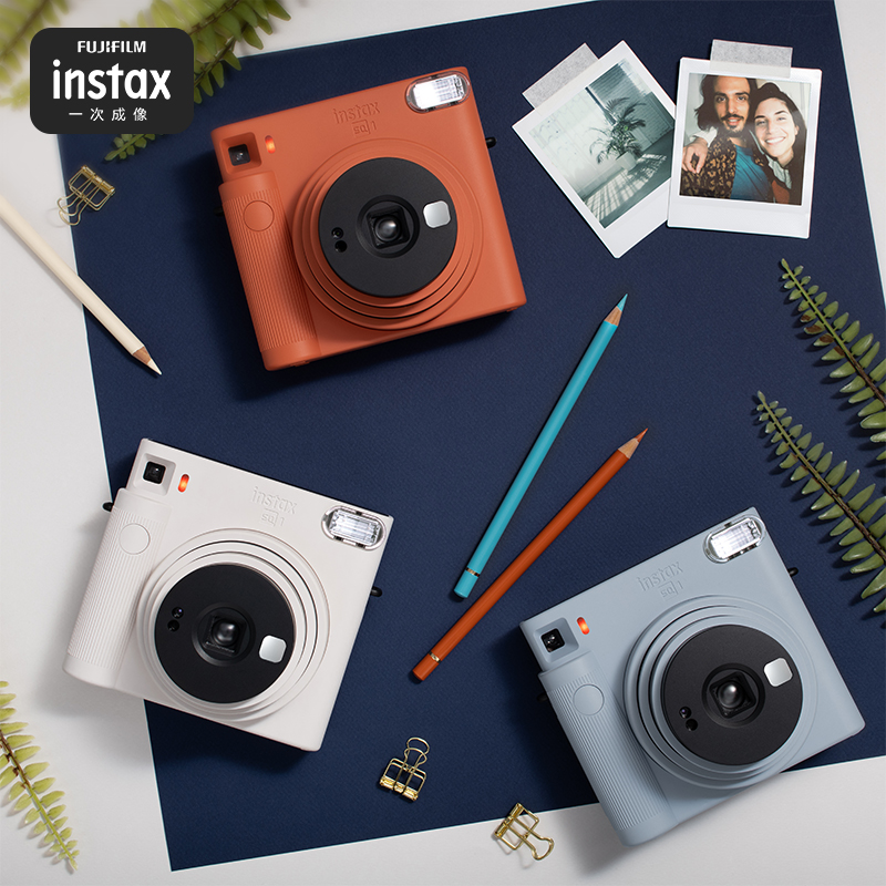 富士instax拍立得sq1方形相机自带美颜立拍得复古胶片6傻瓜胶卷20 - 图3