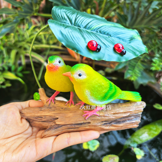 Creative simulation bird and magpie ornaments