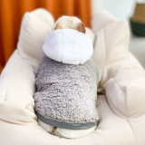 Демисезонный утепленный пуховик, удерживающая тепло бархатная зимняя толстовка, осенний сезон