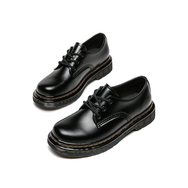 红蜻蜓女鞋官方旗舰店红蜻蜓女鞋年秋季新款jk真皮英伦鞋平底百搭休闲小皮鞋单鞋女1