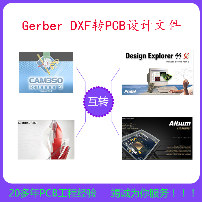 PCB打板加急打样单双多层电路板制作DWGDXF文件做板线路板定制SMT