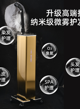 新款不锈钢机身纳米微雾护发仪美发焗油蒸汽机超声波养发馆专用