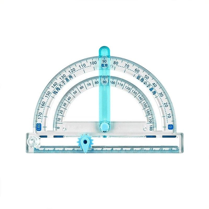 小卡尼画圆活动角演示器180°旋转直角钝角锐角小学生学具2-4年级,淘宝优惠券,粉丝福利购,淘宝优惠卷