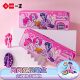 Genuine My Little Pony Multifunctional Pen Box Primary School Student Twilight Pencil Box Female Kindergarten Double-layer Pencil Box Girl