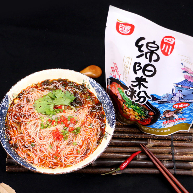 绵阳5袋装四川特产白家陈记米粉 盈棚食品方便粉丝/米线/螺蛳粉