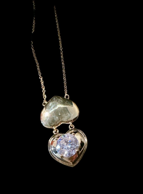 NVNVTHUI女天然法式戒指项链