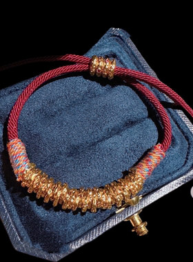 叠戴更好看天然粉水晶蝴蝶结花神手链新中式玫瑰花白水晶珍宝手串