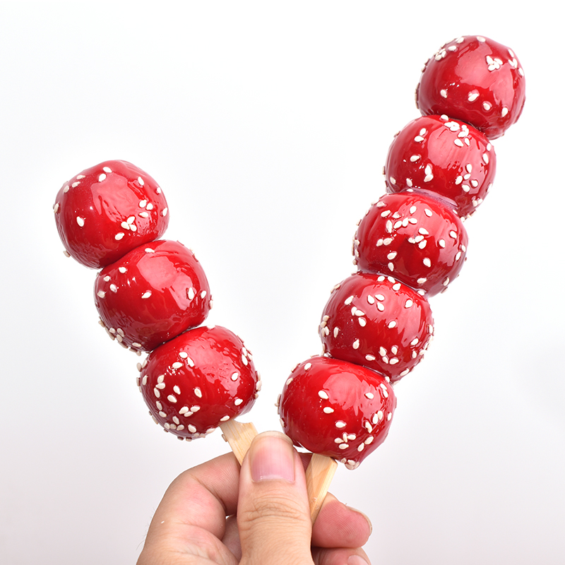 仿真糖葫芦假冰糖葫芦串水果模型舞蹈婚纱摄影食物装饰道具玩具-图2