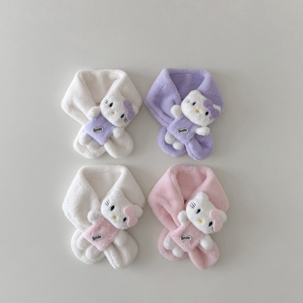 宝宝围脖秋冬季保暖女童毛绒脖套男孩加绒加厚2025新款儿童围巾冬,淘宝优惠券,粉丝福利购,淘宝优惠卷