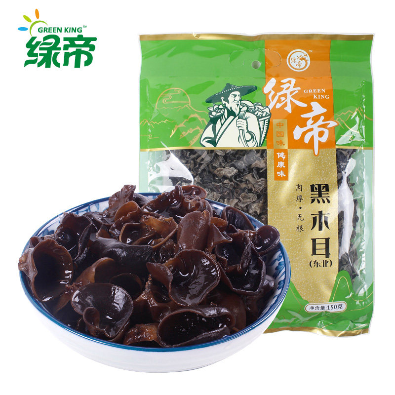 绿帝东北椴木150g南北秋木耳 绿帝黑木耳