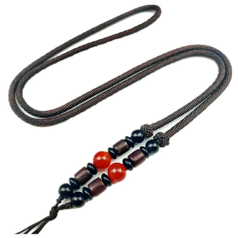 粗款毛衣链玛瑙手工编织项链绳石头男女士玉坠佩翡翠蜜蜡挂件绳子,淘宝优惠券,粉丝福利购,淘宝优惠卷