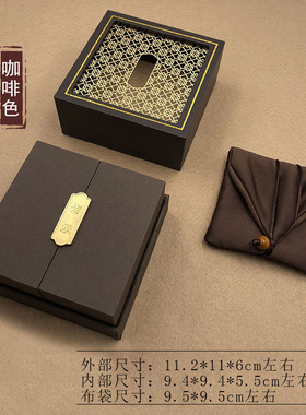 高档古法金手镯首饰盒传承