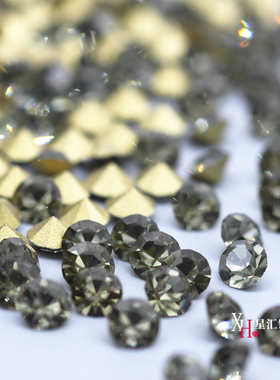1.2-8.0mm尖底钻透明灰色镶钻diy
