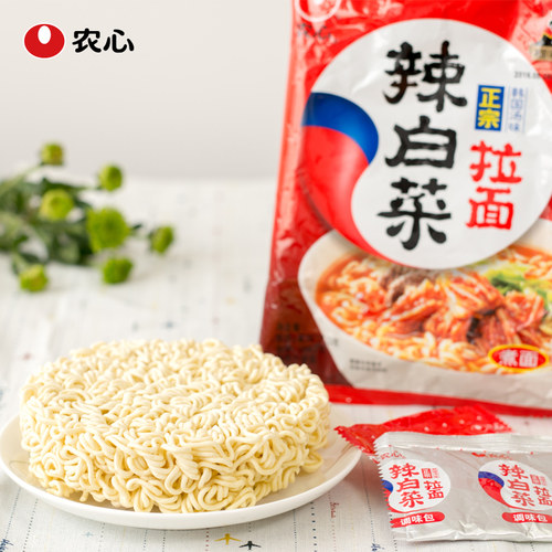 农心辣白菜泡面泡菜辛拉面韩国方便面韩式拉面拌面炸酱面速食袋装 - 图1