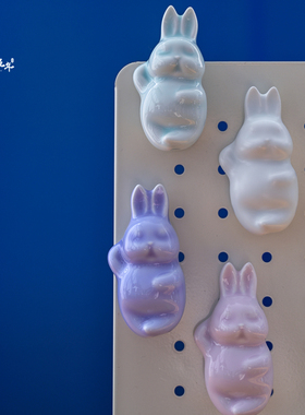 兔子冰箱贴冰箱陶瓷家居装饰可爱
