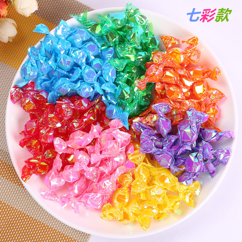 网红儿童休闲零食乖好千纸鹤糖果七彩炫彩综合水果味硬糖果年货节 - 图0