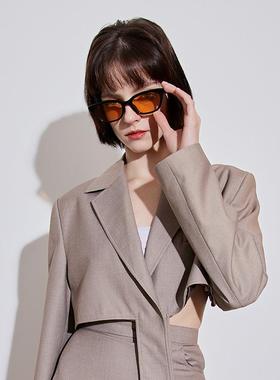 珍视光学2024夏季蝶形90新款潮流小框尼龙防紫外线