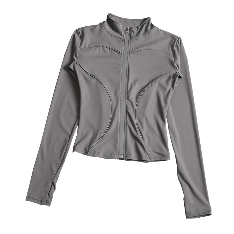 瑜伽服上衣秋冬修身休闲运动外套网红反光速干透气瑜伽服长袖女,淘宝优惠券,粉丝福利购,淘宝优惠卷