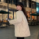 Короткий пуховик с пухом, демисезонная куртка, увеличенная толщина, в корейском стиле, 2021 года