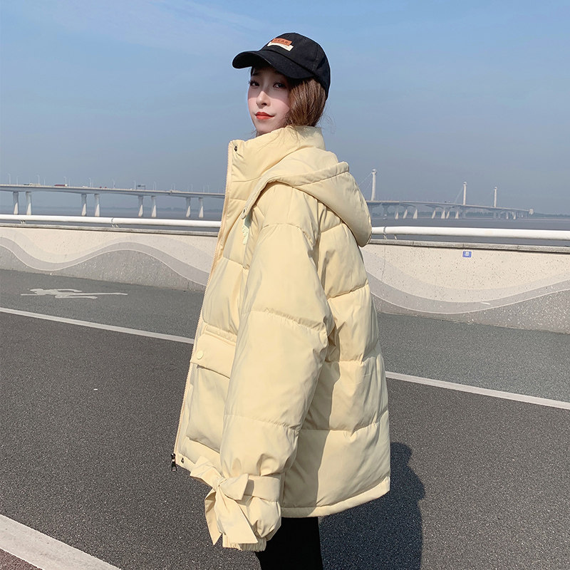 oversize面包服短款羽绒棉衣棉服女2025年新款潮秋冬季外套厚棉袄,淘宝优惠券,粉丝福利购,淘宝优惠卷