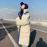 Пуховик с пухом, куртка, оверсайз, набивка пером, коллекция 2022