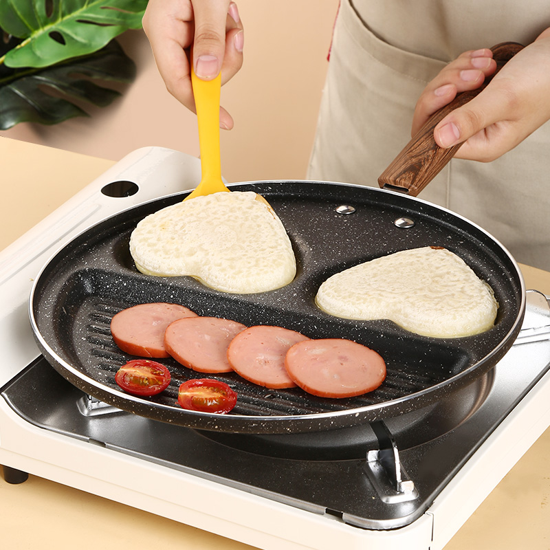 煎鸡蛋锅不粘平底锅家用迷你荷包蛋汉堡蛋饺锅模具多孔小煎蛋神器 - 图3