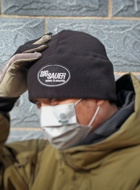 西格绍尔帽子抓绒保暖户外战术帽