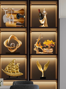 暴力熊摆件客厅轻奢高档